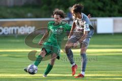 Totopokal- Saison 2023/2024 - SV Manching  - VFB Eichstätt - Selim Akdeniz (Nr.14 - SV Manching) - Nitaj Ferat grau Eichstätt - Foto: Meyer Jürgen