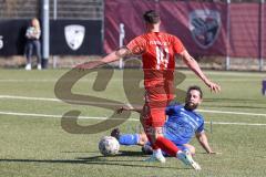 Bayernliga Süd - Saison 2022/2023 - FC Ingolstadt 04 - FC Deisenhofen - Jonas Perconti (Nr.14 - FCI II) - Foto: Meyer Jürgen