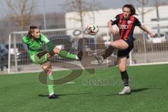 2. Bundesliga Frauen - Saison 2024/25 - FC Ingolstadt 04 Frauen - SC Sand - Stefanie Reischmann (Nr.24 - FCI Frauen) - Baum Jule Torwart Sand - Foto: Meyer Jürgen
