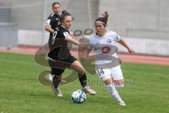 2. Bundesliga Frauen - Saison 2023/24 - FC Ingolstadt 04 Frauen - Turbine Potsdam - Melike Pekel (Nr.38 - FCI) - Ito Sara weiss Potsdam - Foto: Meyer Jürgen