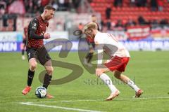 3. Liga; FC Ingolstadt 04 - 
Rot-Weiss Essen; Jannik Mause (7, FCI) Brumme Lucas (14 RWE)