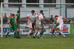 Kreisliga - Saison 2023/24 - Relegation zur BZL - FC Gerolfing - SV Aschau - Turbulente scenen im Strafraum von Gerolfing - Stefan Oberbauer weiss Aschau re-  - XXXXX - Foto: Meyer Jürgen