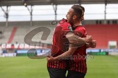 Relegation 1 - FC Ingolstadt 04 - VfL Osnabrück - Tor Jubel Fatih Kaya (9, FCI) Stefan Kutschke (30, FCI)