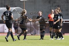 2. Fußball-Liga - Frauen - Saison 2023/2024 - FC Ingolstadt 04 - SV Meppen - Der 1:0 Führungstreffer durch Reininger Pija (Nr.21 - FCI Frauen) - jubel  -  - Foto: Meyer Jürgen