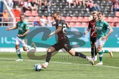 3. Liga; FC Ingolstadt 04 - VfB Lübeck; David Kopacz (29, FCI) Schuß