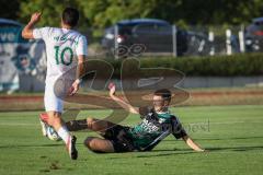 Bezirksliga - Saison 2026/27- TSV Gaimersheim - FC Gerolfing - Ugur Genc (Nr.10 - FC Gerolfing) - Mykyta Sapunov (Nr.4 - TSV Gaimersheim) - Foto: Meyer Jürgen