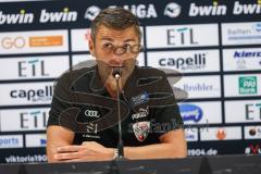 3. Liga; FC Viktoria Köln - FC Ingolstadt 04; InterviewPressekonferenz Cheftrainer Michael Köllner (FCI)