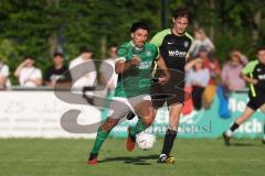 Kreisliga - Saison 2023/24 - Relegation zur BZL - FC Gerolfing - SVA Palzing - Anastasios Porfyriadis grün Gerolfing - XXXXX - Foto: Meyer Jürgen