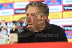 3. Liga; SSV Jahn Regensburg - FC Ingolstadt 04; Interview Pressekonferenz Cheftrainer Michael Wimmer (SSV)