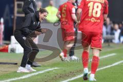 3. Liga - Saison 2025/26 - SV Wehen/Wiesbaden - FC Ingolstadt 04  - Cheftrainerin Sabrina Wittmann (FCI) schreit - XXXXX - Foto: Meyer Jürgen