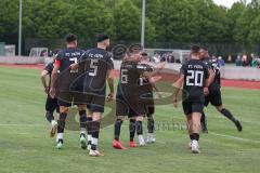 Kreisliga - FC Fatih Ingolstadt - FC Gerolfing - Der 2:2 Ausgleichstreffer durch David Meier schwarz #14 Fatih Ing - - jubel - Foto: Jürgen Meyer