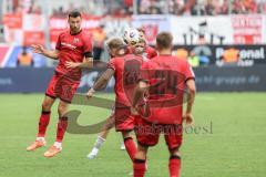 3. Liga; FC Ingolstadt 04 - SSV Jahn Regensburg; Kopfball Lukas Fröde (34, FCI)