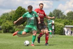 Relegation zur Bezirksliga - TSV Gaimersheim - BC Attaching - Denis Janjic grün Gaimersheim - Daniele Chezzi rot Attaching - Foto: Jürgen Meyer