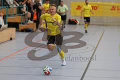 Lotto Bayern Hallencup - Lindenkreuzhalle Saison 2024/25 - FC Hitzhofen - DJK München - Nico Seitz gelb Hitzhofen - XXXXX - Foto: Meyer Jürgen