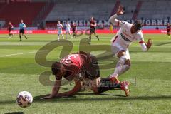 3. Liga - FC Ingolstadt 04 - FSV Zwickau - Stefan Kutschke (30, FCI) wird von z25 gefoult