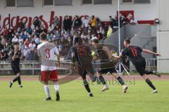 Relegation 2 - U17 - SSV Jahn Regensburg - FC Ingolstadt 04 - Tor 0:1 durch Johannes Birkl (2 FCI) Jubel Michael Udebuluzor (25 FCI) Laurenz Thum (17 FCI) Davide Sekulovic (7 FCI)