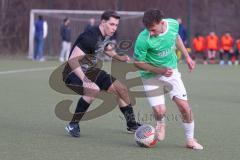 Bezirksliga - Saison 2025/26 - FC Fatih Ingolstadt - TSV 54 - DJK München - Robert Henemann (Nr.30 - FC Fatih) - Manuel Exner schwarz München - Foto: Meyer Jürgen