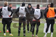 3. Liga; FC Ingolstadt 04 - Neuer Trainer Cheftrainer Guerino Capretti (FCI), erstes Training David Kopacz (29, FCI) Tobias Bech (11, FCI) Co-Trainer Thomas Miller (FCI)