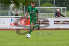 Toto-Pokal Donau/Isar 21/22 - TSV Gaimersheim - FC Gerolfing - Johannes Okorafor grün Gerolfing - Foto: Meyer Jürgen