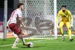 3. Liga; FC Viktoria Köln - FC Ingolstadt 04; Linus Rosenlöcher (19, FCI) Torchance verpasst Torwart Dudu (1 VK)