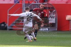 3. Liga - FC Ingolstadt 04 - Waldhof Mannheim - Fatih Kaya (9, FCI) Marx Jan-Hendrik (26 Mannheim)