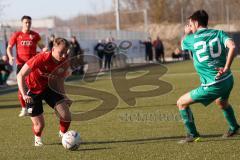 Bayernliga Nord - Saison 2023/24 - FC Ingolstadt 04 II - TSV Neudrossenfeld - Fabio Riedl (Nr.24 - FCI) - Seiter Mikel grün Neudrossenfeld - Foto: Meyer Jürgen