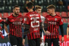 3. Liga; FC Ingolstadt 04 - Hallescher FC; Diskussion, Pascal Testroet (37, FCI) Arian Llugiqi (25, FCI) Denis Linsmayer (23, FCI)