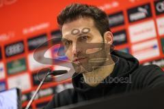 3. Liga; FC Ingolstadt 04 - Borussia Dortmund II; Pressekonferenz Cheftrainer Guerino Capretti (FCI)