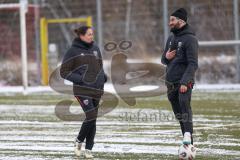 3. Liga - Saison 2025/26 - FC Ingolstadt 04 - Trainingsauftakt nach der Winterpause - Cheftrainerin Sabrina Wittmann (FCI) im Gespräch mit Nico Antonitsch - XXXXX - Foto: Meyer Jürgen