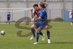 Bayernliga Nord - Saison 2024/25 - FC Ingolstadt 04 II - Würzburger FV 04 - Ognejen Drakulic  (Nr.20 - FCI U21) - Hansen Hendrik blau Würzburg - Foto: Meyer Jürgen