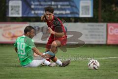 Kreisliga- Saison Saison 2026/27 -  Marius Magdic rot Kasing - Enes Pala grün Fatih - Foto: Meyer Jürgen