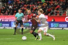 3. Liga; FC Ingolstadt 04 - FSV Zwickau; Zweikampf Kampf um den Ball David Kopacz (29, FCI) Butzen Nils (16 FSV)