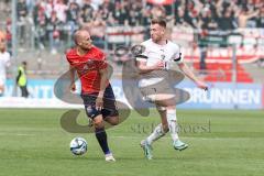 3. Liga; SpVgg Unterhaching - FC Ingolstadt 04; Stiefler Manuel (8 SpVgg) Jannik Mause (7, FCI)