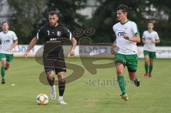 Kreisliga - SV Manching II — FC Fatih Spor Ingolstadt -  Ramazan Kurnaz schwarz Fatih Ingolstadt - Josef Huber weiss Manching - Foto: Jürgen Meyer