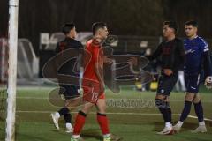*** Bayernliga Nord - Saison 2025/26 - FC Ingolstadt 04 II - ASV Neumarkt - Emre Gül (Nr.7 - FC Ingolstadt II) mit dem 1:0 Führungstreffer - jubel - Florian Hausner rot Neumarkt - Foto: Meyer Jürgen