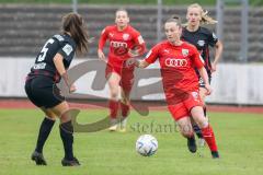 2. Fußball-Liga - Frauen - Saison 2022/2023 - FC Ingolstadt 04 - RB Leipzig - Haim Vanessa (Nr.13 - FC Ingolstadt 04 ) -  - Schaller Josefine schwarz Leipzig - Foto: Meyer Jürgen