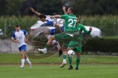 Bezirksliga - Saison 2023/2024 - TSV Gaimersheim - TSV Rohrbach  - Thomas Schreiner (Nr.27 - Gaimersheim) - Maximilian Amper weiss Rohrbach - Foto: Meyer Jürgen