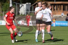 2023_10_22 - 2. Bundesliga - Saison 2023/24 - FC Ingolstadt 04 Frauen - FSV Gütersloh - Yvonne Dengscherz (Nr.23 - FCI Frauen) - Schröder Marie weiss Gütersloh - Foto: Meyer Jürgen