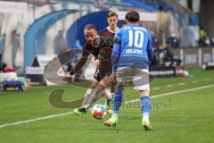 2.BL; Hansa Rostock - FC Ingolstadt 04; Fatih Kaya (9, FCI) Duljevic Haris (10 HR)