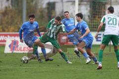 Landesliga - Saison 2025/26 - SV Manching - VFB Durach - Fabian  Neumayer (Nr.9 - SV Manching) - Gruber Christoph blau Durach  - Foto: Meyer Jürgen