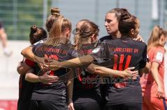 2. Frauen-Bundesliga - Saison 2021/2022 - FC Ingolstadt 04 - TSG 1899 Hoffenheim - Der 1:0 Führungstreffer durch  Maier Ramona (#18 FCI) - jubel - Foto: Meyer Jürgen