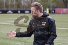 B-Junioren - Bayernliga -  Fc Ingolstadt 04 - TSG 1860 Rosenheim -  Kevin Ulrich Trainer FCI - Foto: Meyer Jürgen