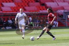 3. Liga - FC Ingolstadt 04 - 1. FC Saarbrücken - rechts Caniggia Ginola Elva (14, FCI)