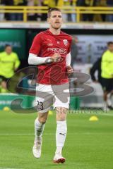 DFB Pokal; Borussia Dortmund - FC Ingolstadt 04; vor dem Spiel Denis Linsmayer (23, FCI)