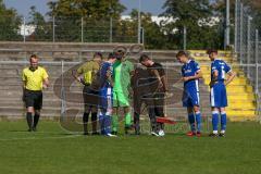 A - Junioren Bundesliga Süd/Südwest -  Saison 2021/2022 - FC Ingolstadt 04 - Karlsruher SC - Defekte Sprinkleranlage im ESV Stadion - Foto: Meyer Jürgen