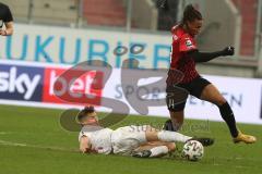 3. Fußball-Liga - Saison 2020/2021 - FC Ingolstadt 04 - FC Viktoria Köln - Ganiggia Ginola Elva (#14,FCI)  - Foto: Meyer Jürgen