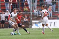 3. Liga; SpVgg Unterhaching - FC Ingolstadt 04; Simon Lorenz (32, FCI) Marcel Costly (22, FCI)