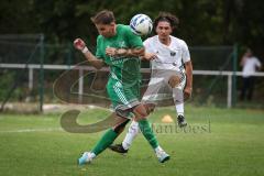 Kreisklasse - Saison 2026/27- TSV Lenting - FC Arnsberg-  - Christoph Nerb grün Lenting - Arda Keskin weiss Arnsberg  - Foto: Meyer Jürgen