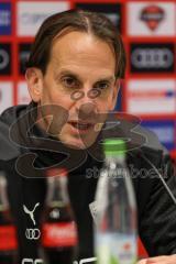 2.BL; FC Ingolstadt 04 - Training, neuer Cheftrainer Rüdiger Rehm, Pressekonferenz, Cheftrainer Rüdiger Rehm (FCI)