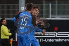 2.BL; Testspiel; FC Ingolstadt 04 - Würzburger Kickers; Tor Jubel Treffer Filip Bilbija (35, FCI) 2:1 Dennis Eckert Ayensa (7, FCI)